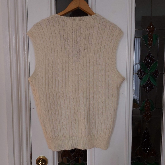 Vintage Cable Knit Sweater Vest - Picture 5 of 5